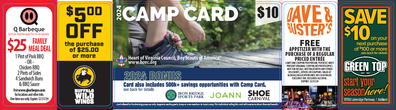 2024 Camp Card - Crater front
