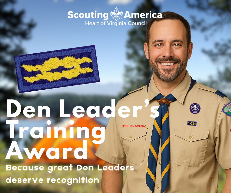 Adult Leadership Awards - Den Leader's Training Award