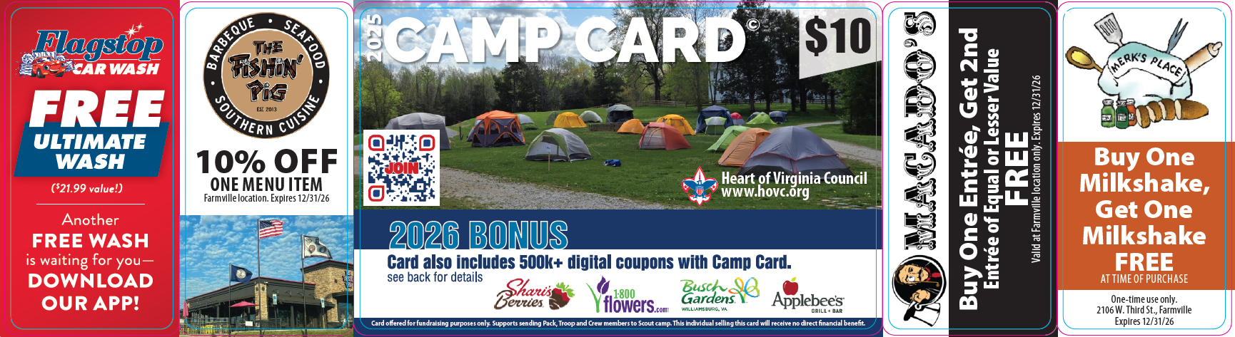 2026 Camp Cards Bukingham front