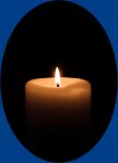 Memorials Honors Oval Candle